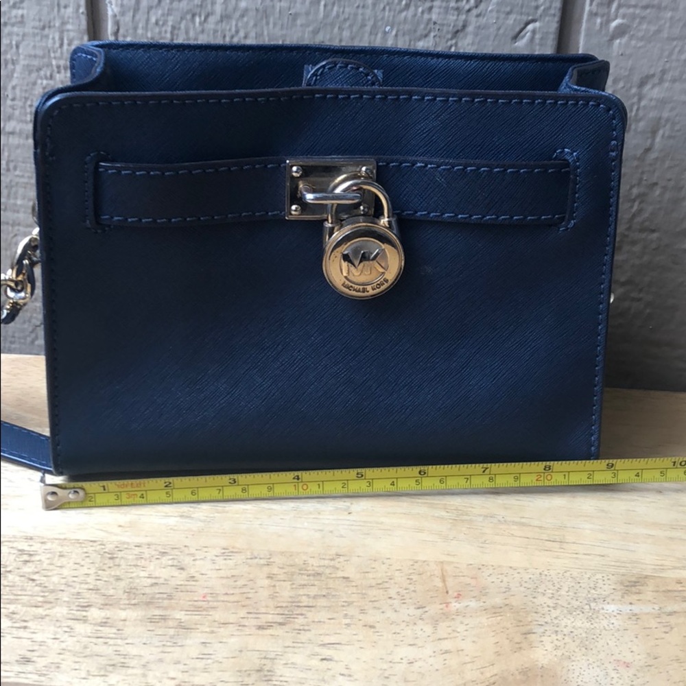 Michael Kors Small bag crossbody blue navy chain